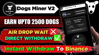 Dogs Miner V2  dogs miner v2 withdraw proof  dogs miner v2 payment proof dogsminerv2 [upl. by Farr]