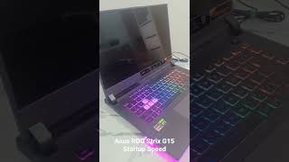 Asus ROG Strix G15 Startup Sound  Speed [upl. by Lisandra]