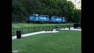 Norfolk Southern amp Conrail Around Horseshoe Curve [upl. by Trixy963]