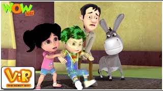 Vir The Robot Boy  Hindi Cartoon shows For Kids  Powerless Vir  Animated cartoon Wow Kidz [upl. by Adne]