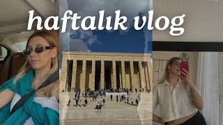 Haftalık Vlog  Ankara ve İstanbul Yolculuklarıİş Hayatında Rutinlerim ve Daha Fazlası 🥰❤️ [upl. by Suhpoelc]