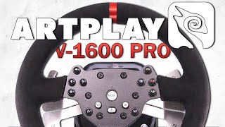 ОБЗОР ИГРОВОГО РУЛЯ ARTPLAYS V1600 PRO — ДОСТОЙНЫЙ БЮДЖЕТНЫЙ ВАРИАНТ С FORCE FEEDBACK И 900° [upl. by Ardnoyek]