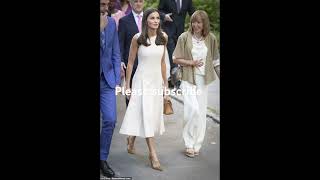 Worlds most beautiful and gorgeous Queen 👑 Letizia of Spain dress stylesqueen Letizia outfits 2024 [upl. by Orfield542]