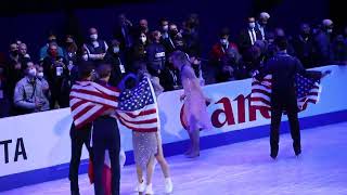 Gabriela Papadakis et Guillaume Cizeron Champions du Monde de patinage artistique [upl. by Eidurt]