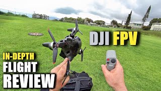 DJI FPV Drone Flight Test Review IN DEPTH  Motion Control amp Fly More Kit How Does It REALLY Work [upl. by Swanhilda]