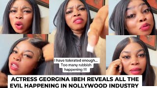 Actress Georgina Ibeh cries out btterly as she exposed her colleagues EVIL IN NOLLYWOOD [upl. by Patsis533]