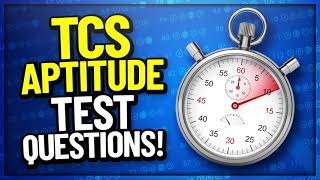 TCS APTITUDE TEST Questions Explanations amp ANSWERS TCS NQT 2021 Aptitude Questions [upl. by Eriha]