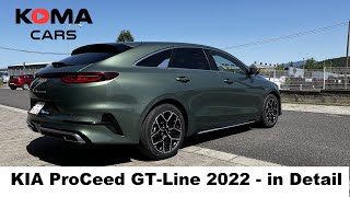 Kia ProCeed GTLine  Detail car manual  demonstration of interior exterior multimedia [upl. by Aerdnaxela]