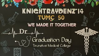 Tirunelveli Medical College  Golden Jubilee Batch  TVMC 50  2014  2020 Batch  Graduation Day [upl. by Manwell40]