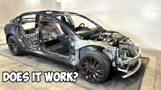 How Many Parts Can You Remove From A Tesla Before It Stops Working [upl. by Orji422]