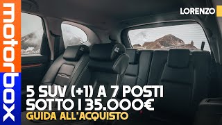 51 SUV a 7 POSTI  I modelli sotto i 35000 Euro [upl. by Novah]