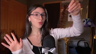 ASMR 🪽SUPER FAST both gentle amp aggressive hand sounds mouth sounds plucking energy [upl. by Gitel274]