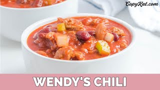 Wendys Chili [upl. by Yraek]