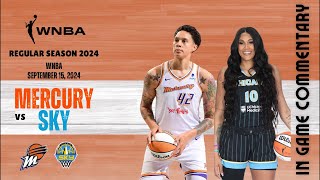 Watch amp Talk Chicago Sky vs Phoenix Mercury live at game ingame commentary  1st half [upl. by Holbrook]