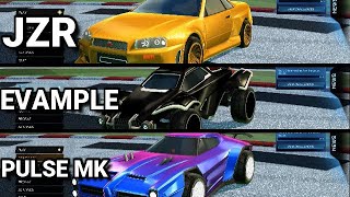 Freestyler’s Car Designs  EVAMPLE JZR PULSE MK  Best Rocket League Car Designs 2021 [upl. by Eiluj]