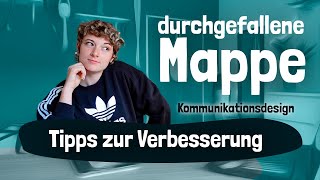 Tipps für durchgefallene Mappe Kommunikationsdesign  Mappenberatung [upl. by Alihet]