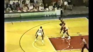 MICHAEL JORDAN His second NBA game 19841027 [upl. by Llerol]