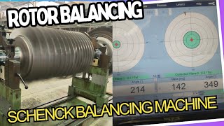 Rotor Dynamic Balancing  Schenck Balancing Machine [upl. by Legge700]