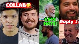 MYTHPAT MRBEAST COLLAB amp GATS HATE😱UK07RIDER REPLY ELVISH YADAV PARENTS [upl. by Arimay]