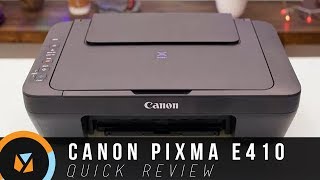 Canon Pixma E410 Review [upl. by Aggarwal427]