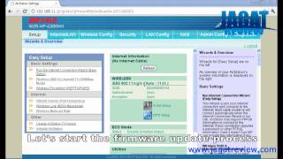 Buffalo WZRHPG300NH  Firmware Update to DDWRT [upl. by Maze478]