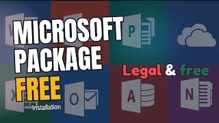 MS Office Package installation  100 FREE amp LEGAL [upl. by Nalat]