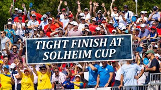 2024 Solheim Cup Recap USA Pulls Out Win Over Europe [upl. by Nnaecarg]