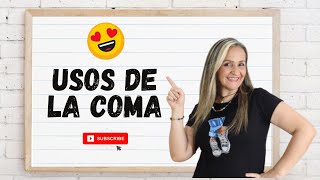 USOS DE LA COMA  SIGNOS DE PUNTUACIÓN  edutuber [upl. by Narag]