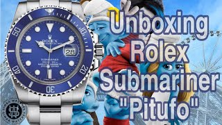 La MEJOR REPLICA de ROLEX SUBMARINER PITUFO UNBOXING ROLEX en ESPAÑOL  by Simba Watches [upl. by Andreas]