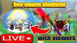 🔴LIVE🔴 PUFFS RETRO AND STICK  Roblox Bee Swarm Simulator [upl. by Gavan]