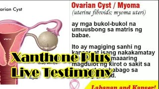 Ovarian Cyst MyomaXANTHONE PLUS Live Testimony [upl. by Esinek]