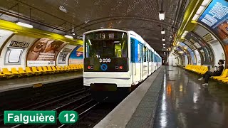 Falguière  Line 12  Paris métro  RATP MF67 [upl. by Natie]