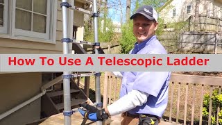 How To Use A Telescopic Ladder [upl. by Mehelhteb]