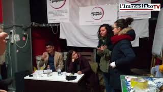 POTERE AL POPOLO ACCORATO INTERVENTO DI STUDENTESSE DI FOGGIA [upl. by Hartzke512]