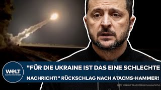 PUTINS KRIEG quotFür die Ukraine ist das eine schlechte Nachrichtquot Rückschlag nach ATACMSHammer [upl. by Ydorb745]