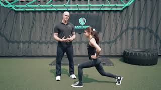 Alternating Reverse Lunge  Target your glutes and hamstrings [upl. by Sacken]