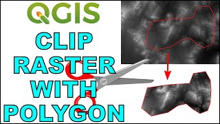 Clip a Raster with a Polygon in QGIS Extract by Mask [upl. by Ewan]