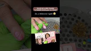 Extrait vidéo quotLe HASARD décide pour ma clientequot nailart nailsarcenciel prothésisteongulaire [upl. by Dnaltiak]