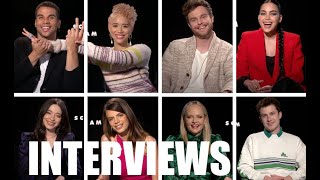 SCREAM Cast Interviews  Fan Theories Multiple Endings Scary Movies [upl. by Littell850]