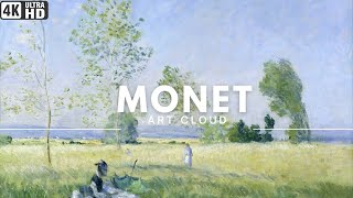 ART CLOUD ⧓ Claude Monet Rare Genre Paintings Collection  30 Early Masterpieces in 4K TVNO SOUND [upl. by Curren836]