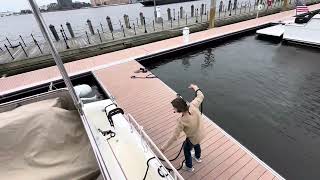 Training new boater on a 48’ Sabre in Norfolk Virginia [upl. by Burget]