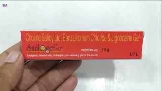 Smilogel CT  How To Use Smilogel CT  Choline Salicylate Benzalkonium Chloride amp Lignocaine Gel Use [upl. by Granlund]