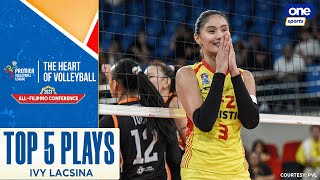 Ivy Lacsina Top 5 plays  2023 PVL AllFilipino Conference [upl. by Penoyer282]