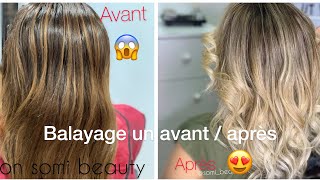 Transformation avant après balayage californien 2020 [upl. by Coke]