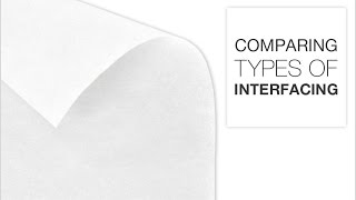 Comparing Different Types of Interfacing [upl. by Cavill696]