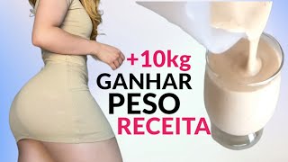 A melhor VITAMINA CASEIRA para GANHAR PESO [upl. by Alderson]