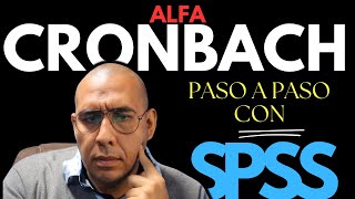 ¿Cómo obtener el Alfa de Cronbach con SPSS paso a paso [upl. by Sheley66]