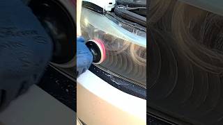 Scheinwerfer polieren headlightrestoration bmw summer diy asmr [upl. by Winona]