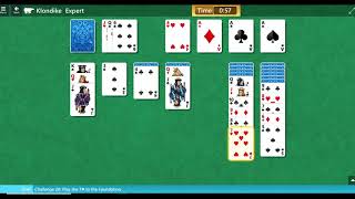 Klondike Adventure Final Challenge 20  Microsoft Solitaire [upl. by Hollah]