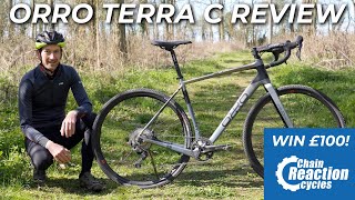 2021 Orro Terra Carbon Review  WIN £100 Chain Reaction Cycles vouchers [upl. by Ashien710]